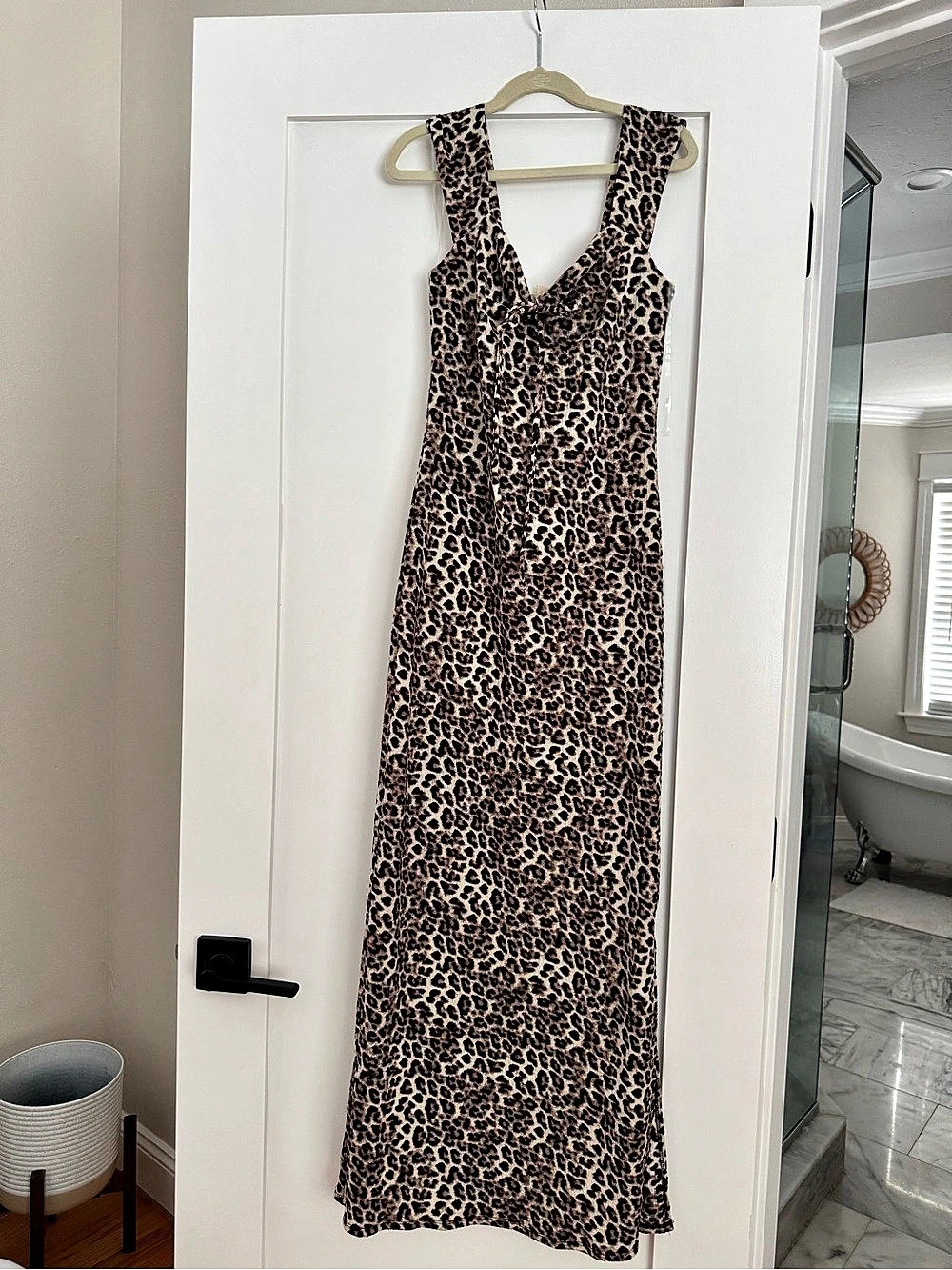 Leopard Print Maxi Dress
